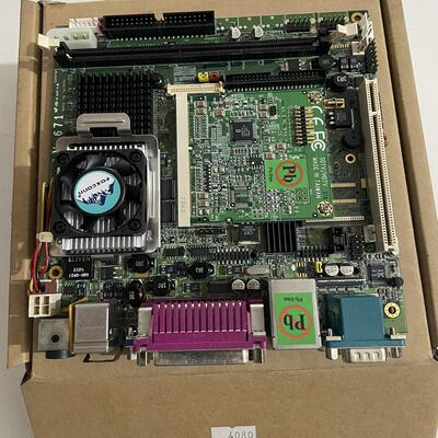 全新肯懋工控机主板 COMMELL LV-671NSMA mini ITX 带CPU内存风扇