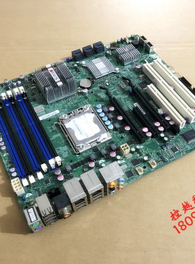 超微X8SAX REV 2.00 服务器主板 LGA1366 X58 单路工控主板