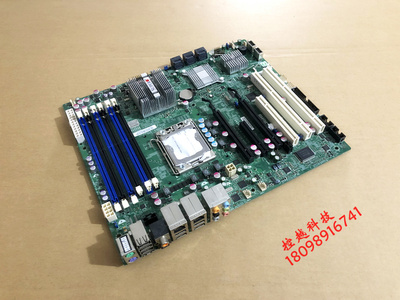 超微X8SAX REV 2.00 服务器主板 LGA1366 X58 单路工控主板