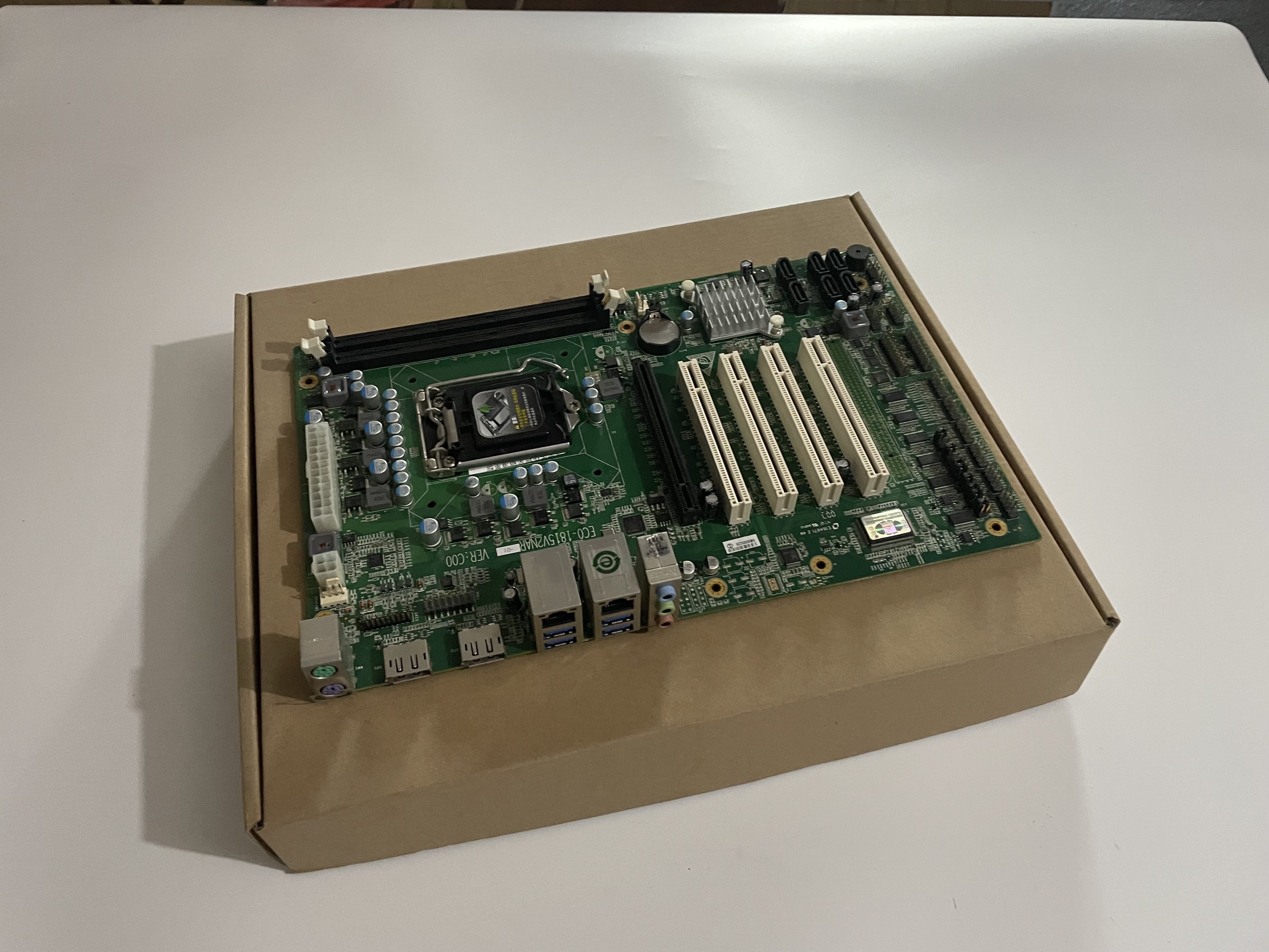研祥 EC0-1815V2NAR C00 工控主板IPC-810E工控机主板 成色好
