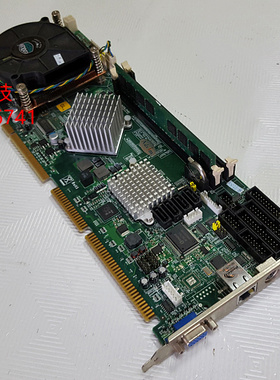 原装凌华NUPRO-A301 REV1.1 1.2工控机主板 带CPU 内存 风扇