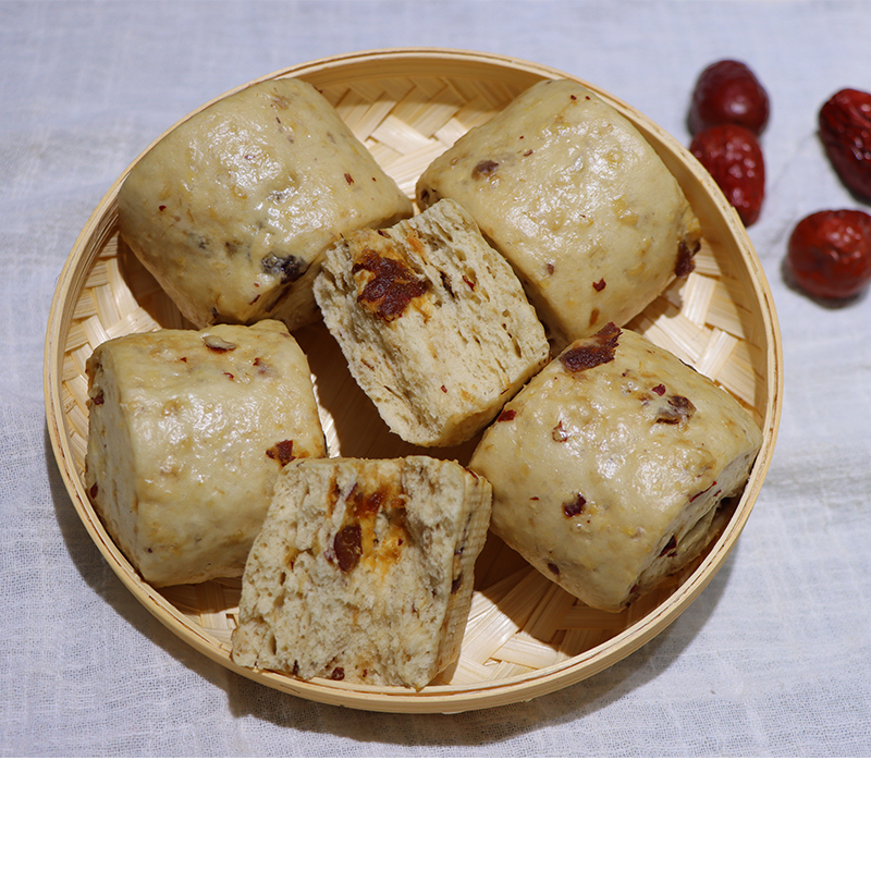 红糖红枣燕麦馒头学生健康早饭营养孩子早餐早点半成品速食 粮油调味/速食/干货/烘焙 包点 原图主图