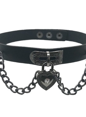 项圈真皮无合金皮中型