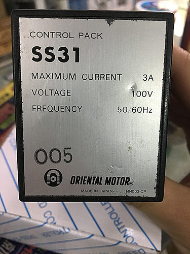 调速器/ORIENTAL MOTOR/SS31/CONTROL PACK/面板/驱动器/日本进口
