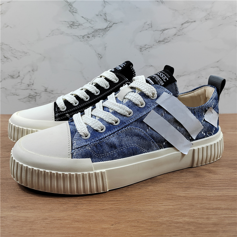 欧洲站男鞋休闲帆布鞋男潮流板鞋