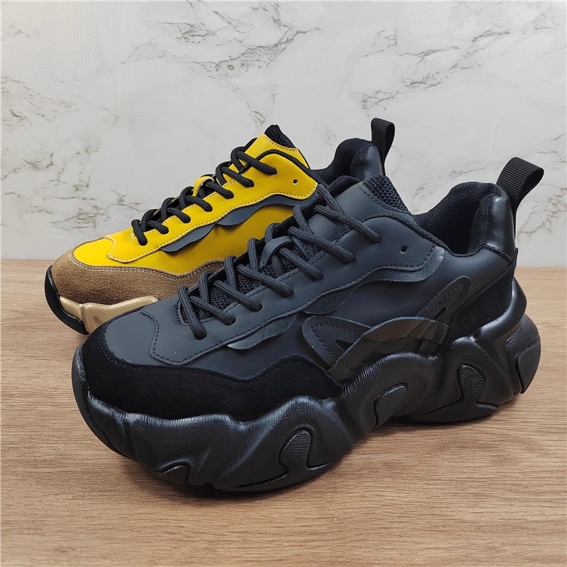 品牌撤柜断码真皮厚底运动休闲鞋