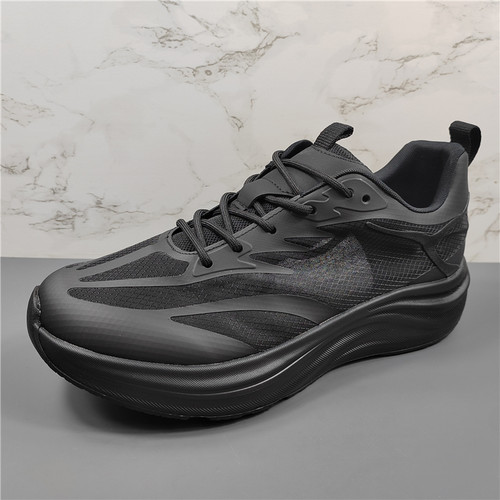 潮牌男鞋厚底飞织透气运动休闲鞋