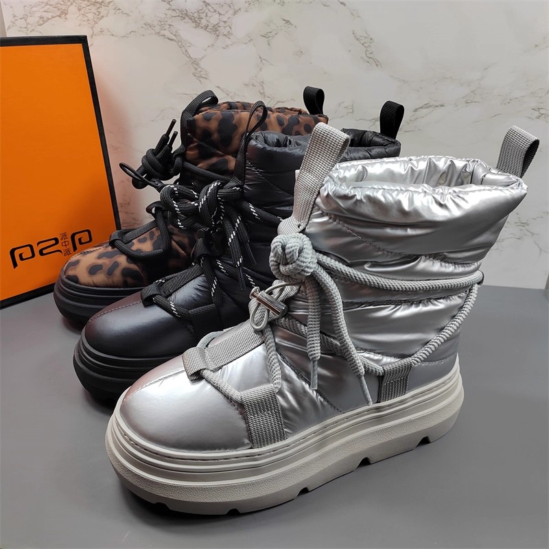 加厚棉鞋休闲东北保暖防滑短靴