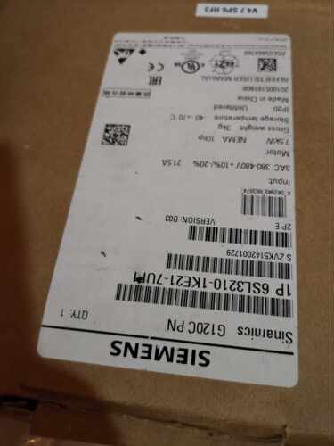 G120C系列变频器7,5KW/6SL3210-1KE21-7UP1 3AC380-480V