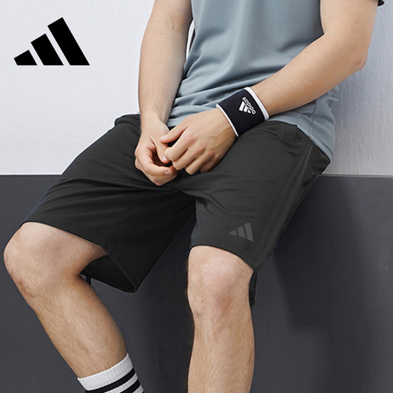 Adidas阿迪达斯运动速干短裤男款健身训练跑步运动裤五分裤新款