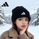 新款 Adidas阿迪达斯毛线帽女秋冬帽子冬季 保暖棉帽防风针织帽男款