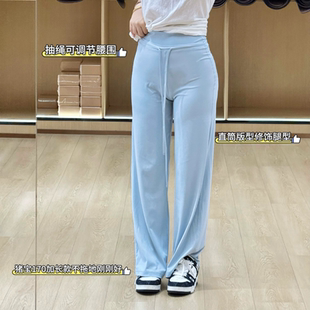 遮肉显瘦坠感直筒健身裤 火华家 宽松瑜伽裤 微胖大码 现货 舒服神裤