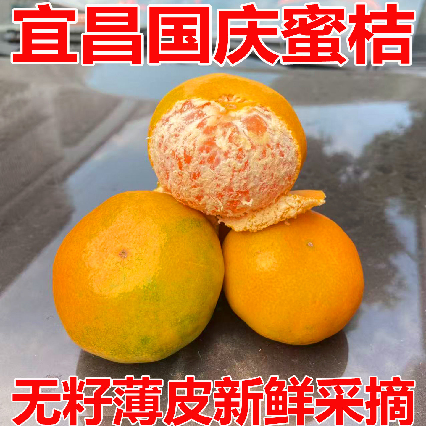 宜昌蜜桔孕妇水果早熟无籽桔子