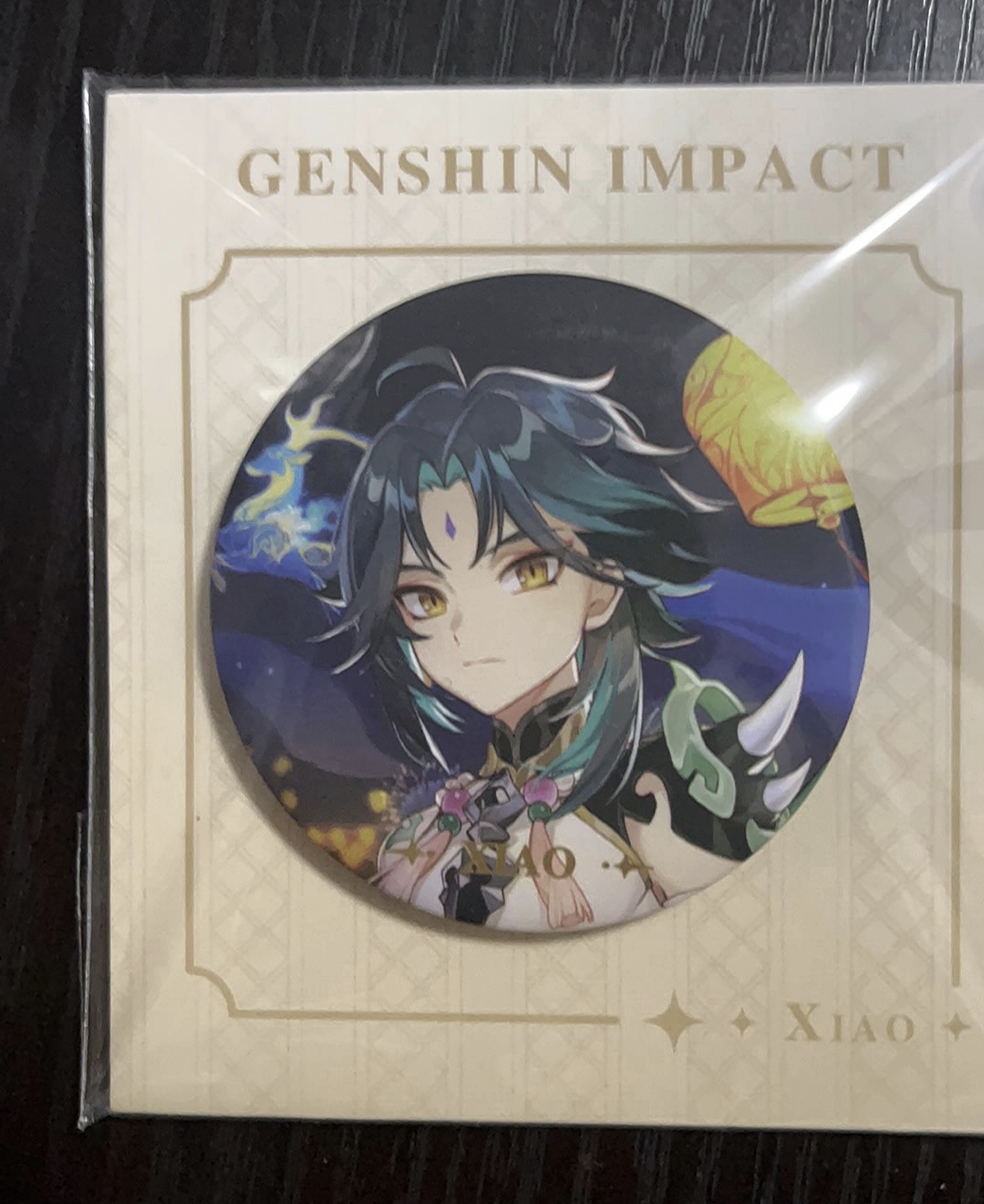 官谷原神魈主题系列角色徽章吧唧谷子75mm马口铁人物周边