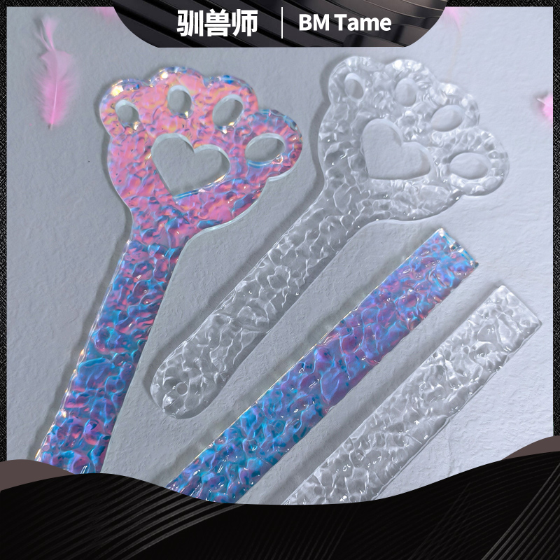 猫爪亚克力马鞭SP小圈实践道具拍子戒尺男女情侣