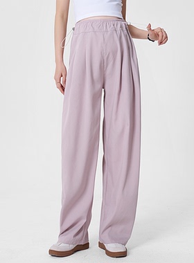 MASANON孕妇裤春夏外穿小个子阔腿裤不勒肚无托腹山本裤子夏薄款