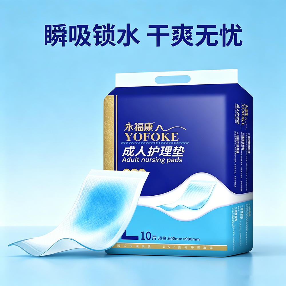 永福康成人护理垫老年尿不湿成人纸尿裤老人纸尿片大码一次性加厚