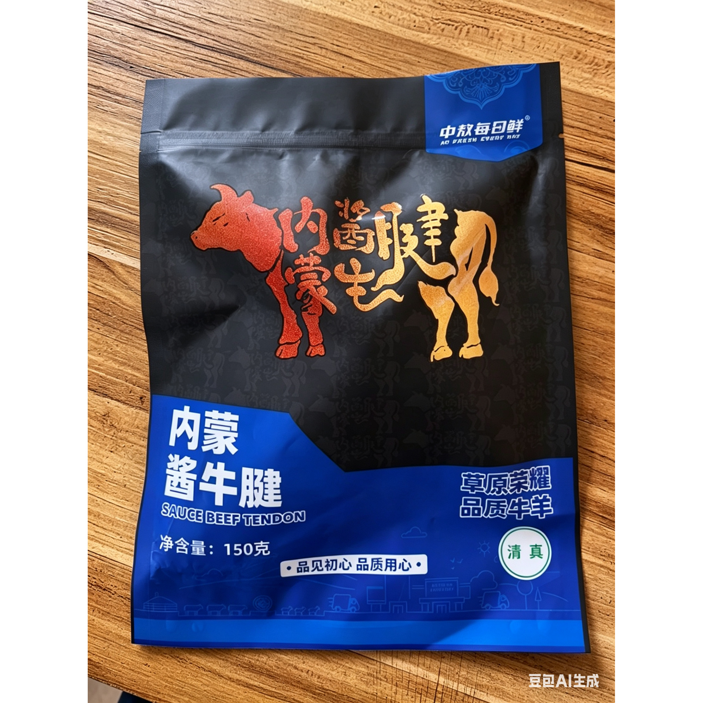 敖汉特产中敖每日鲜内蒙古酱牛肉酱牛腱卤味组合真空包装开袋即食