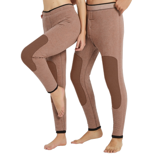 雅鹿驼绒棉裤男女士冬季特厚加绒加厚驼毛保暖裤防风护膝超厚大码