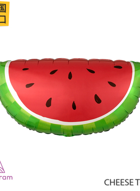 美国进口A牌Anagram红瓤西瓜铝膜气球夏天水果水瓜Watermelon装饰