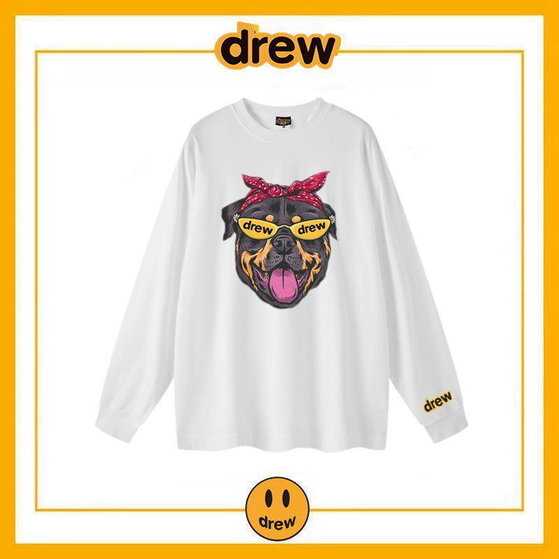 DREWHOUSE嘻哈狗笑脸长袖图片