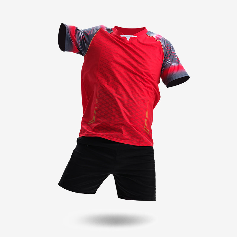 男女羽毛球服速干短袖套装乒乓网球服夏运动比赛训练印字印LOGO