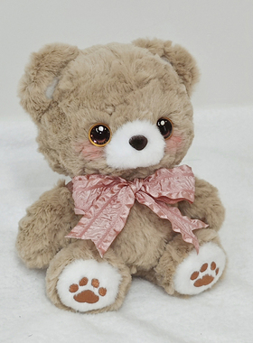 SHINING BEAR /20厘米小熊/毛绒骨架玩偶礼物治愈陪伴可爱可装扮