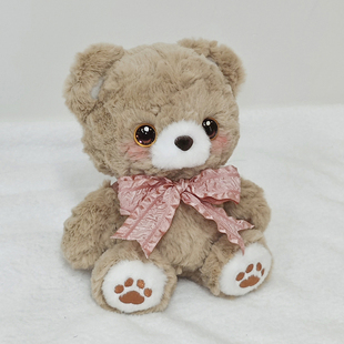 扮 SHINING BEAR 20厘米小熊 毛绒骨架玩偶礼物治愈陪伴可爱可装