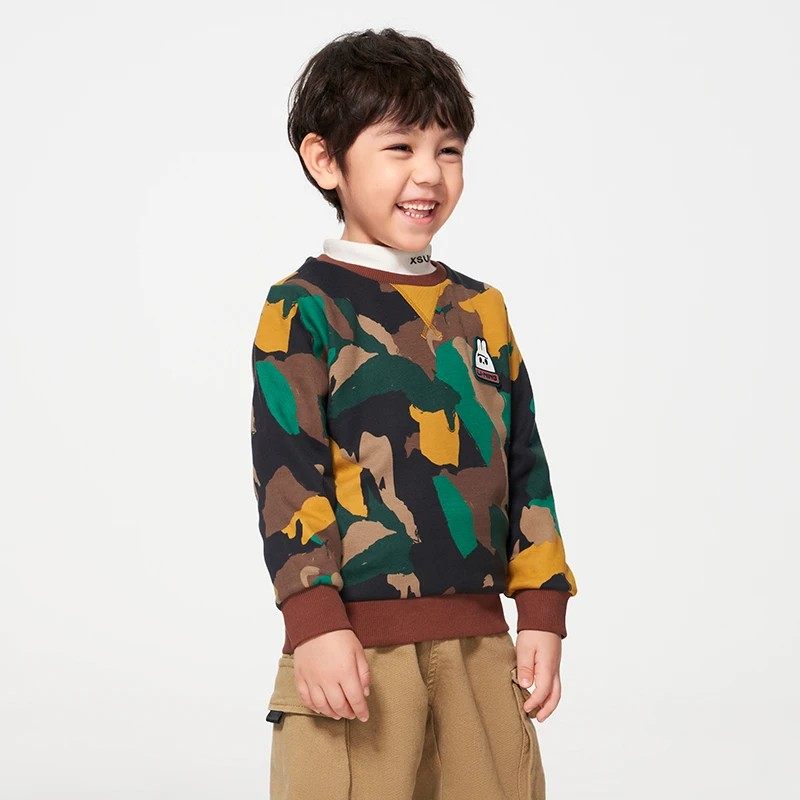 Lining/李宁男童加绒套头无帽长袖迷彩透气运动休闲卫衣YWDS395,童装/婴儿装/亲子装,卫衣/绒衫,淘宝优惠券,粉丝福利购,淘宝优惠卷
