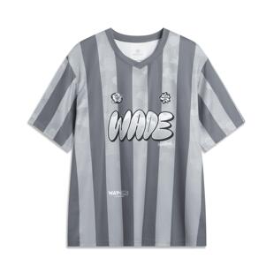 Flow联名系列男子速干宽松短袖 李宁正品 Jay T恤AHSVA07 韦德