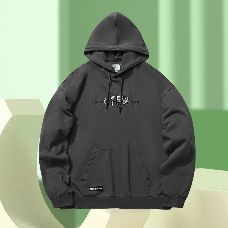 李宁正品CF卫衣男子秋季新款休闲情侣装上衣连帽运动长袖AWDR502