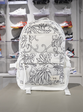 李宁正品中国文化系列男女时尚印花便携收纳运动双肩包ABSU099-4