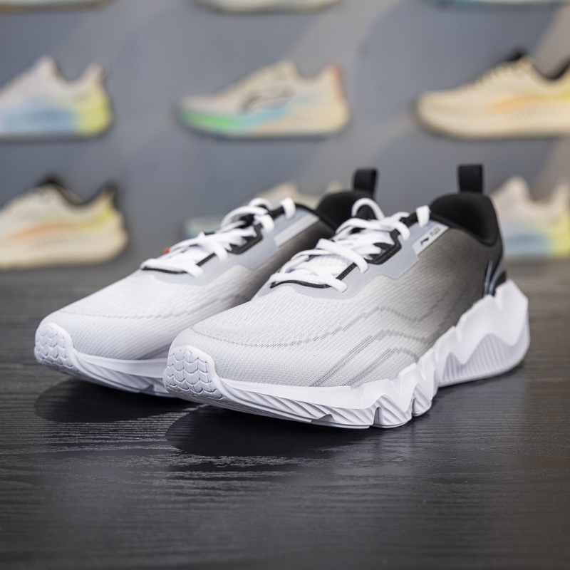 李宁正品灵动男子轻便透气耐磨回弹运动训练低帮跑步鞋AGCV283-4