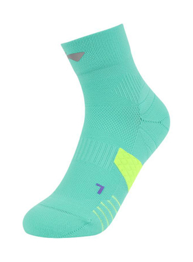 李宁正品跑步系列男女同款复古潮流训练透气短袜一双装AWST103-12