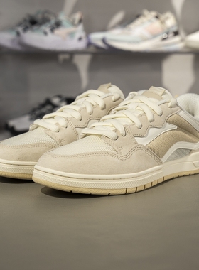 李宁正品惟吾PROS 男子舒适低帮时尚耐磨防滑休闲板鞋AEPV033-2