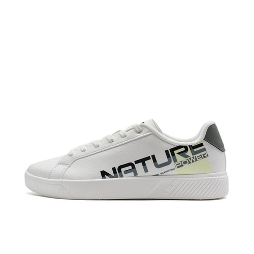 特步正品新款男子轻便透气耐磨运动休闲系带低帮板鞋976219310021