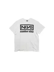 Lmyer Number Nine Archive Nn Slogan Simple Distressed Loose T-Shirt Short Sleeve ins Same Style