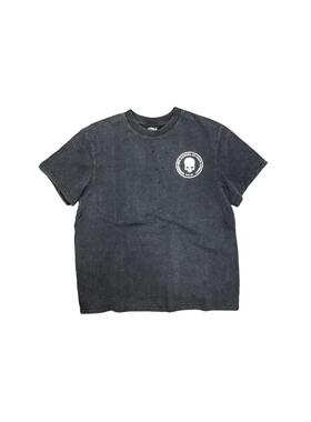 Lmyer Number Nine Archive 骷髅小标宽松水洗破坏短袖T恤Ins同款