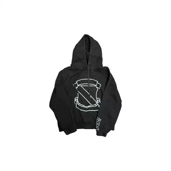Lmyer Number Nine 03Ss Shield Basic Casual Loose Sweatshirt Long Sleeve
