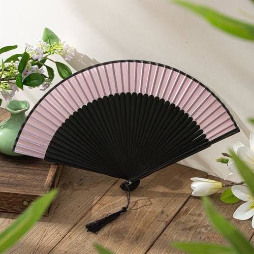 折扇女中国风女式折叠扇子舞蹈汉服旗袍走秀折扇子演出易开合好甩