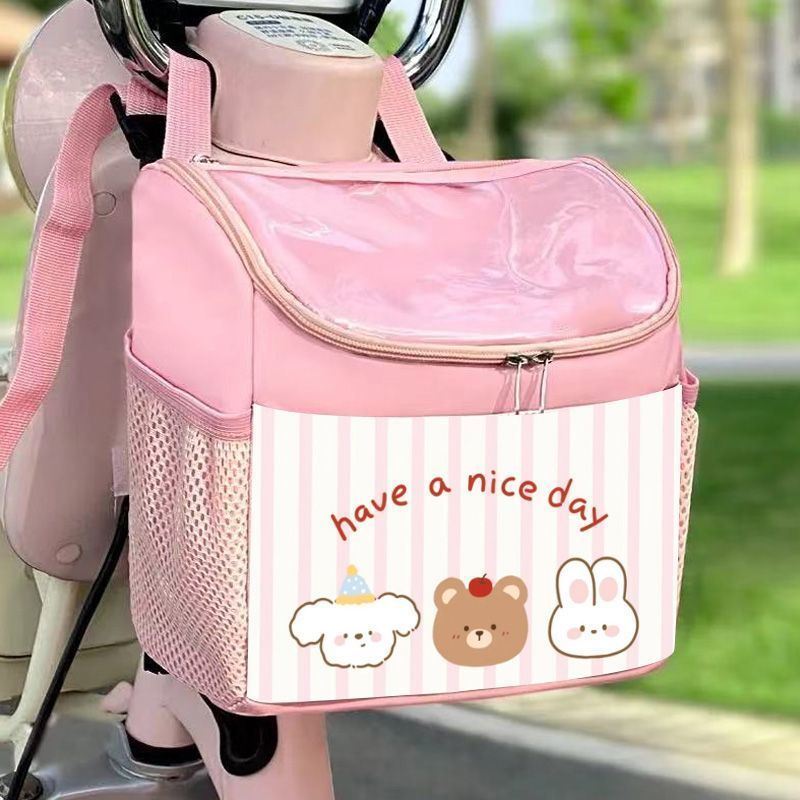 电动车挂物包防水大容量置物兜通用手机充电器前挂包雨衣收纳挂袋