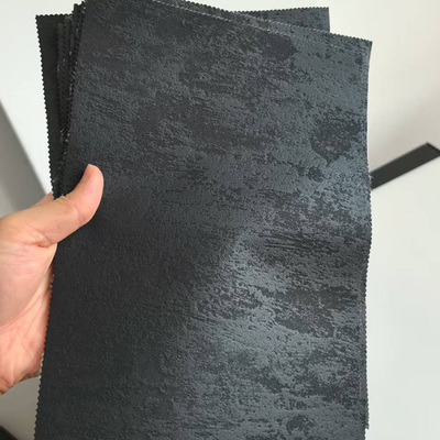黑色艺术漆墙布斑驳纹高档服装店发布会展厅酒吧网咖防水面料壁布