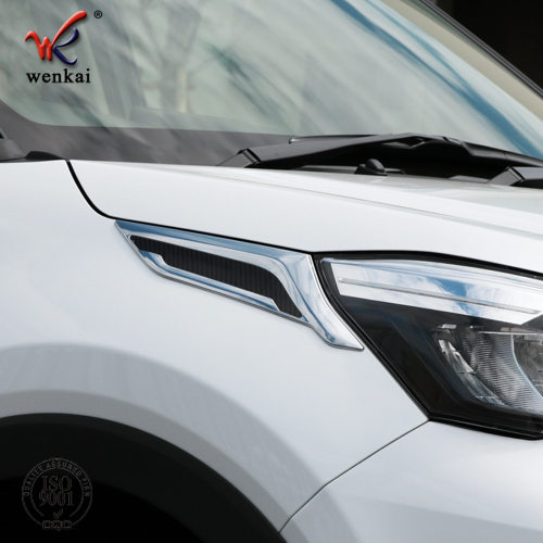 适用于丰田Raize改装前大灯电镀装饰条 Rocky大灯眉亮条专车改装