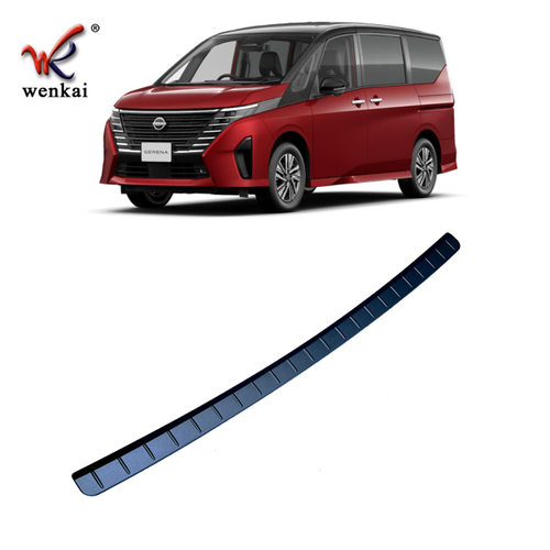 适用于日产23款Serena改装后保险杠护板压条 C28专用尾箱门槛条