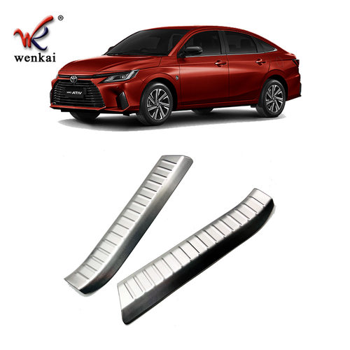 适用于丰田23款YARIS ATIV改装内置后备箱护板 VIOS专用尾门保护
