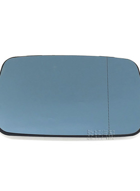 适用宝马老款5系E39 3系E46镜片倒车镜片后视镜片反光镜玻璃蓝色