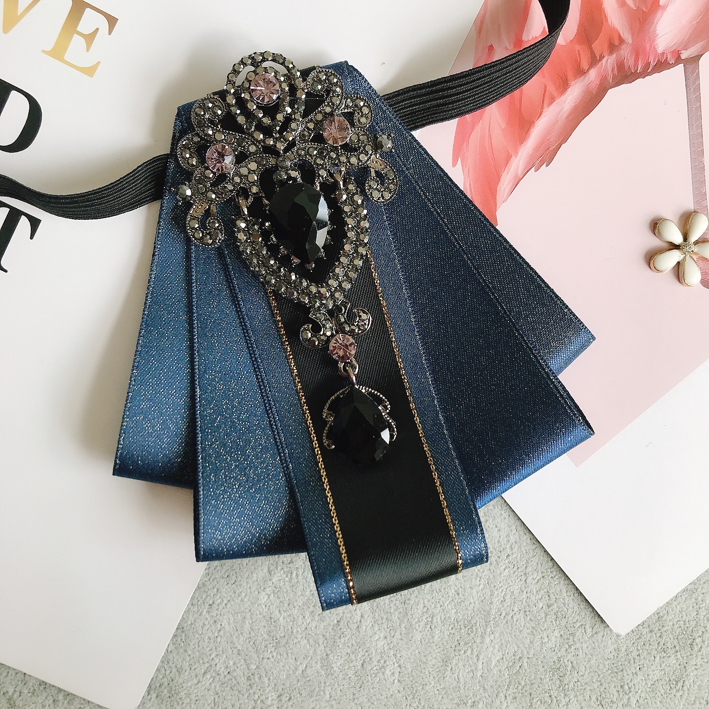 韩版领结男士结婚西装衬衫领花