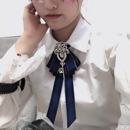 领花jk学院风领结女士儿童飘带