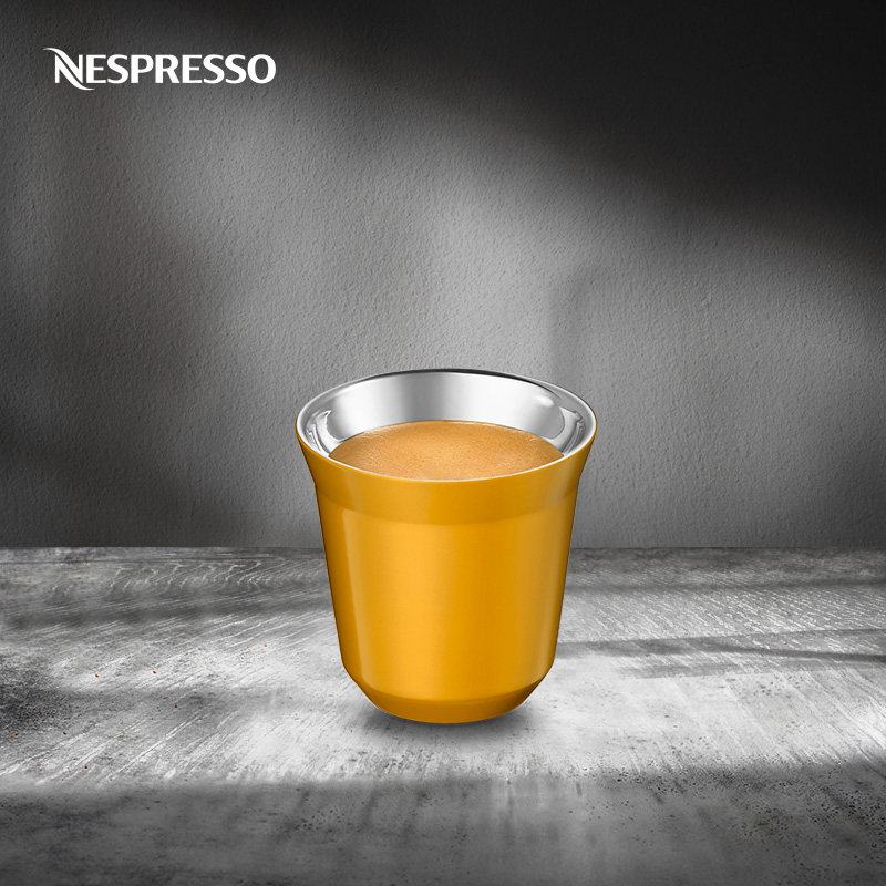 nespresso pixie系列浓缩咖啡杯 双层不锈钢咖啡杯