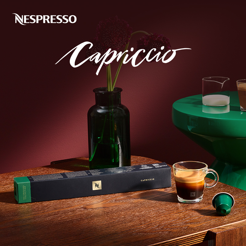 NESPRESSO奈斯派索胶囊咖啡 卡碧其欧瑞士进口意式浓缩黑咖啡10颗